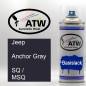 Preview: Jeep, Anchor Gray, SQ / MSQ: 400ml Sprühdose, von ATW Autoteile West.